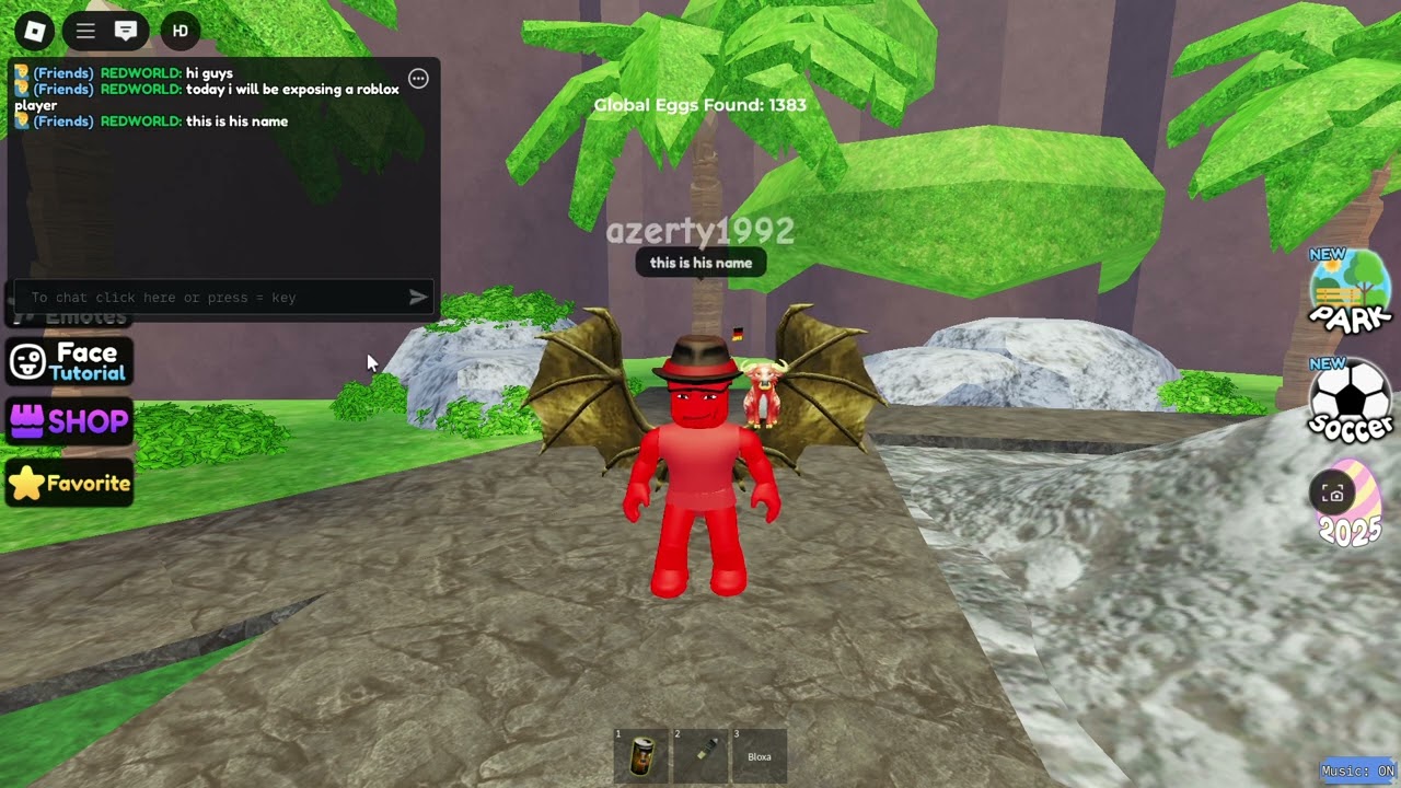exposing a roblox player