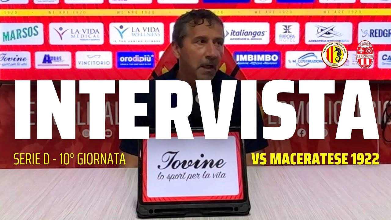 TERMOLI 1920-MACERATESE 2-2 | INTERVISTA: Mister Fulvio D'Adderio