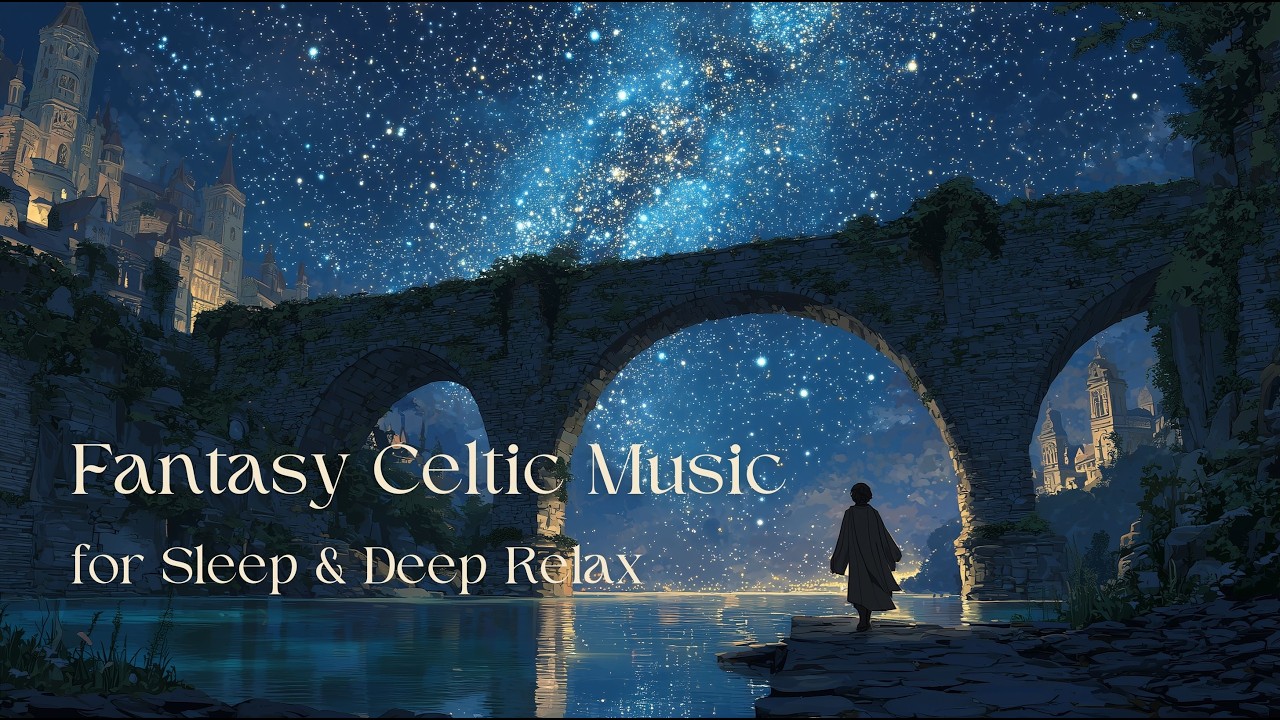 3 Hours Fantasy Celtic Music for Relaxation, Sleep and Stress Relief |Super Tranquile Night Ambience