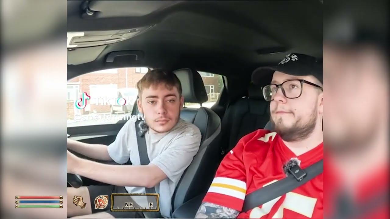 Oblivion NPC Breton trying to complete his Horse Riding Licence