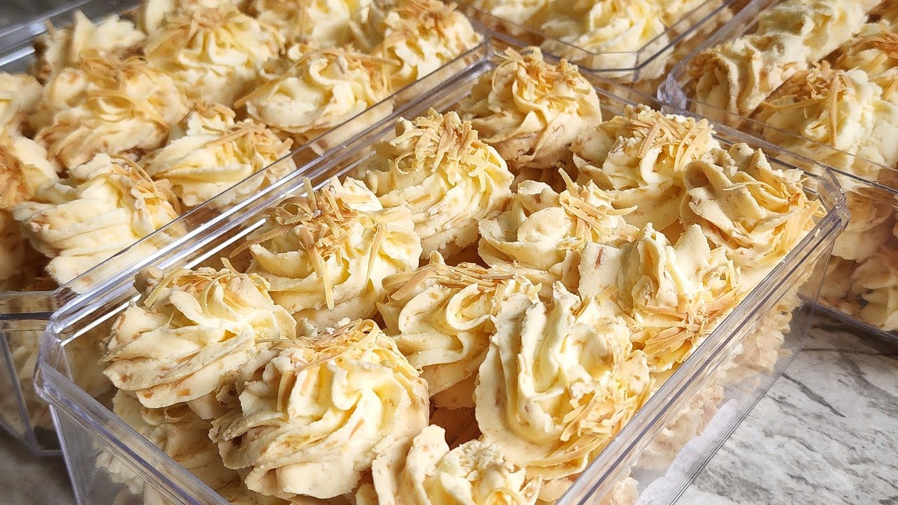 COOKIES SAGU KEJU RENYAH LUMER  DIMULUT | Tips Anti Meleber