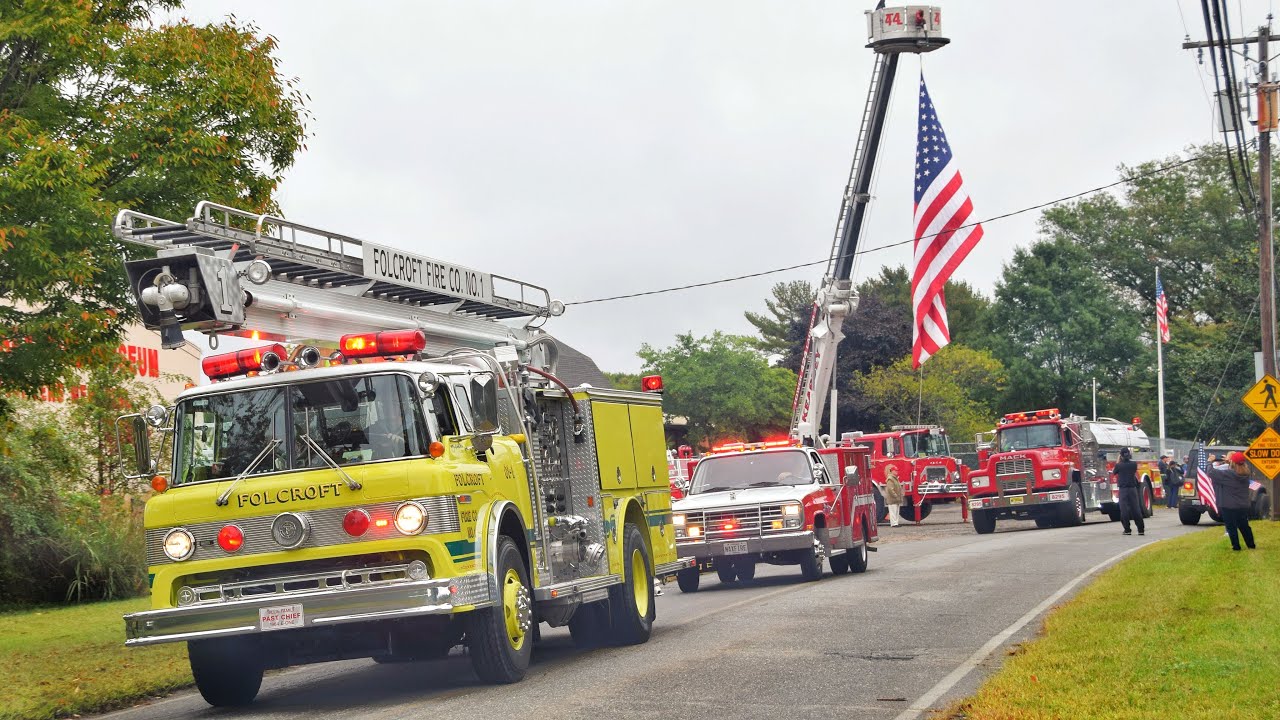 Antique Fire Truck Lights And Sirens Parade New Jersey Fire Museum Open House 9-29-24