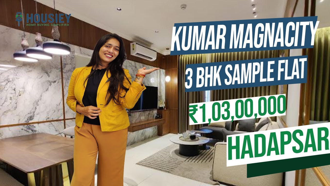 Kumar Magnacity Hadapsar| 3 BHK Sample Flat Tour | Kumar Properties Hadapsar