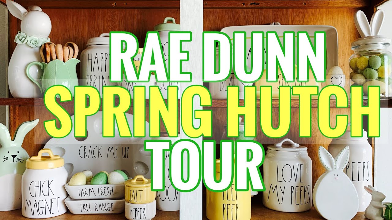SPRING HUTCH TOUR | RAE DUNN EASTER HUTCH
