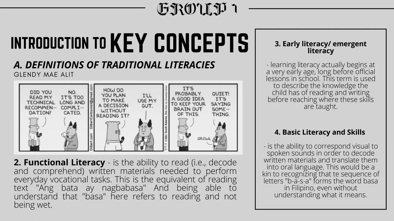 BUILDING AND ENHANCING NEW LITERACIES ACROSS THE CURRICULUM (INTRODUCTION TO KEY CONCEPTS) - DAY1