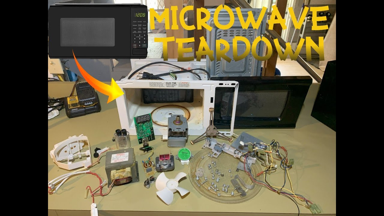 Microwave Teardown - Take Apart - POV - 432Hz Music - d.o.g