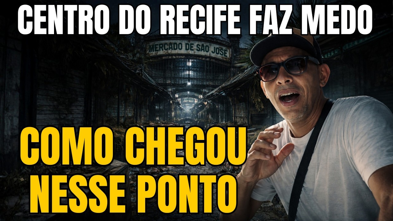 O Centro do Recife virou FILME DE TERROR, O que ninguém Mostra. #recife