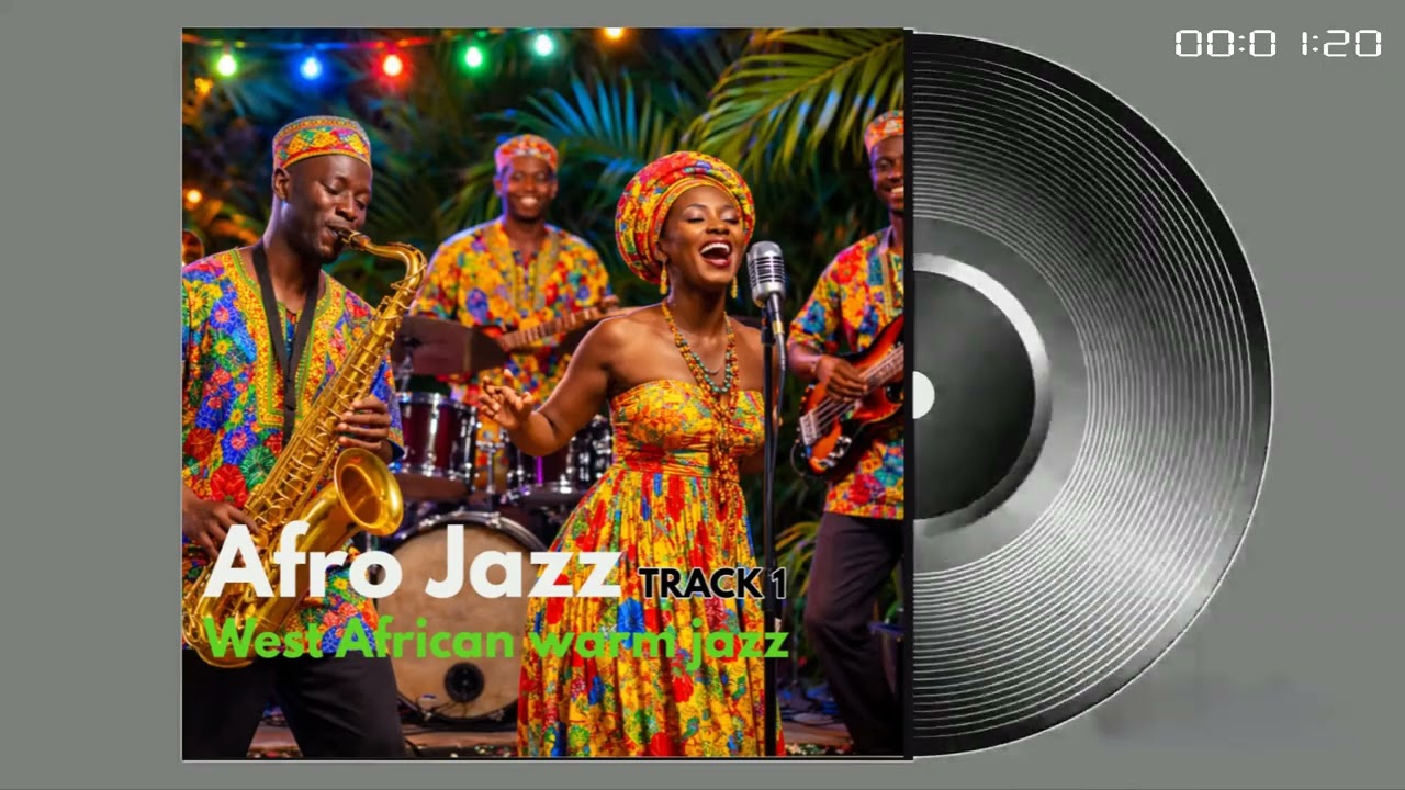 Afro-jazz and West African warm jazz. TRACK 1