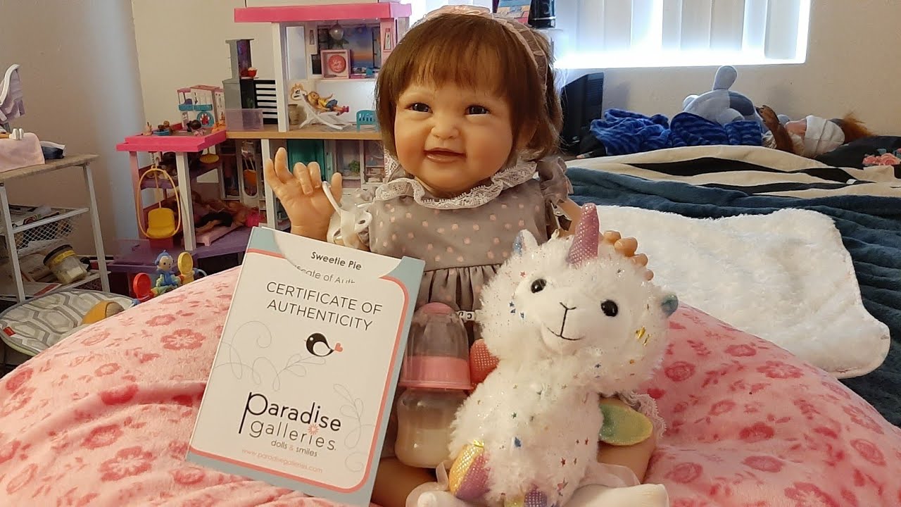 Newest Paradise Galleries doll, Sweetie Pie, is more like a reborn baby doll.