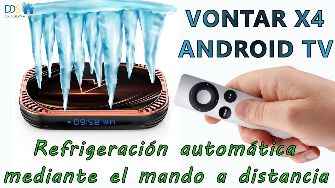 Refrigerar el  VONTAR X4 Android TV con un ventilador usb y que se apague con el mando a distancia