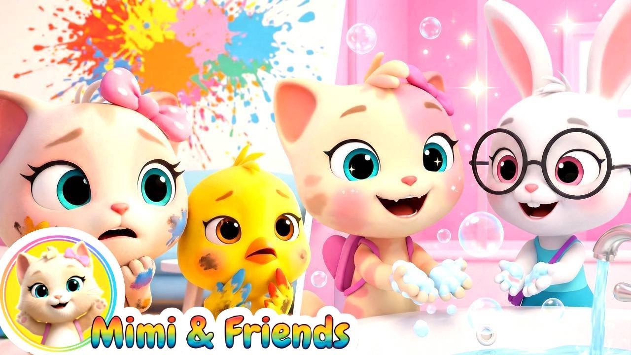 Oh No! Dirty Hands! 👐 Wash Your Hands Song | Good Habits for Kids | Mimi & Friends