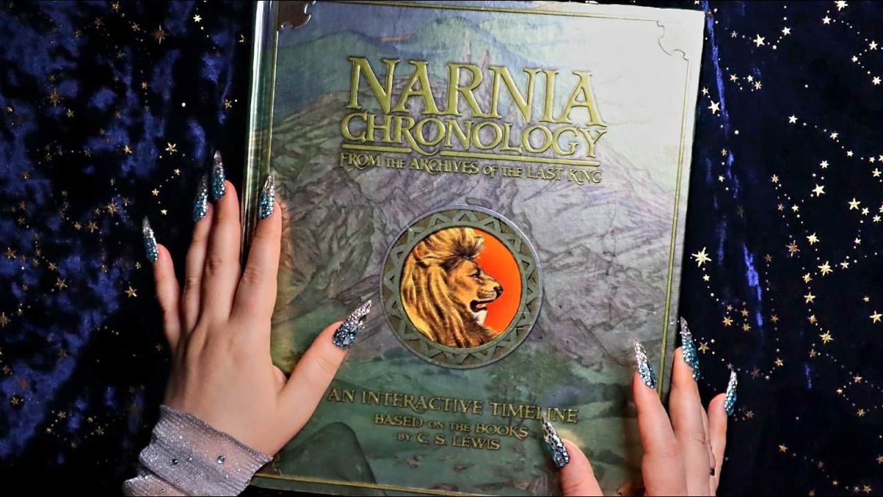 ASMR Explore The Magical Narnia with Me 📘 Interactive Book Tapping, Tracing, Page Turning