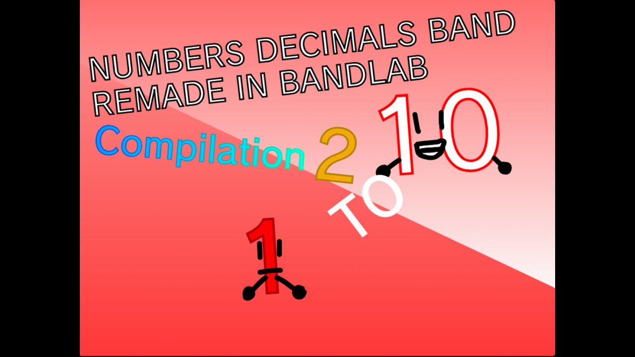 Numbers Decimals Band Remade In BandLab Compilation 2 (1-10)