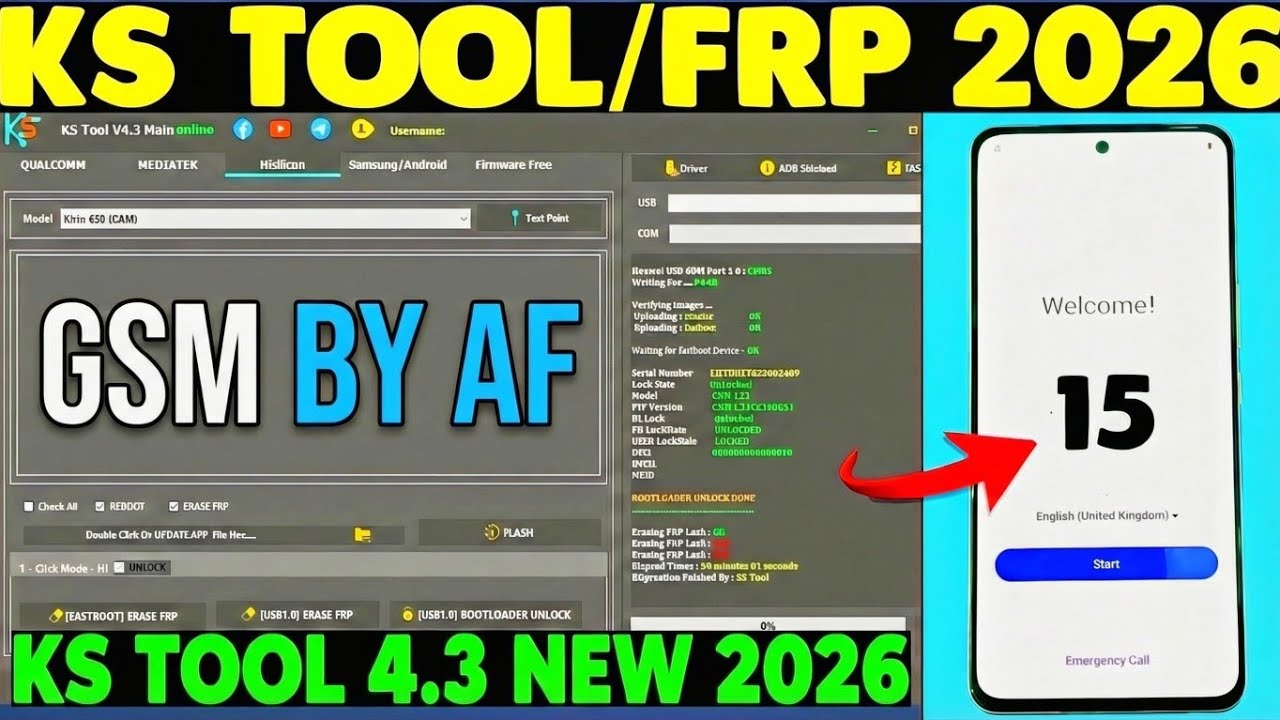 KS Tool V4.3 | Latest Setup & Login Guide | All Errors Solved 2026 | GSM By AF