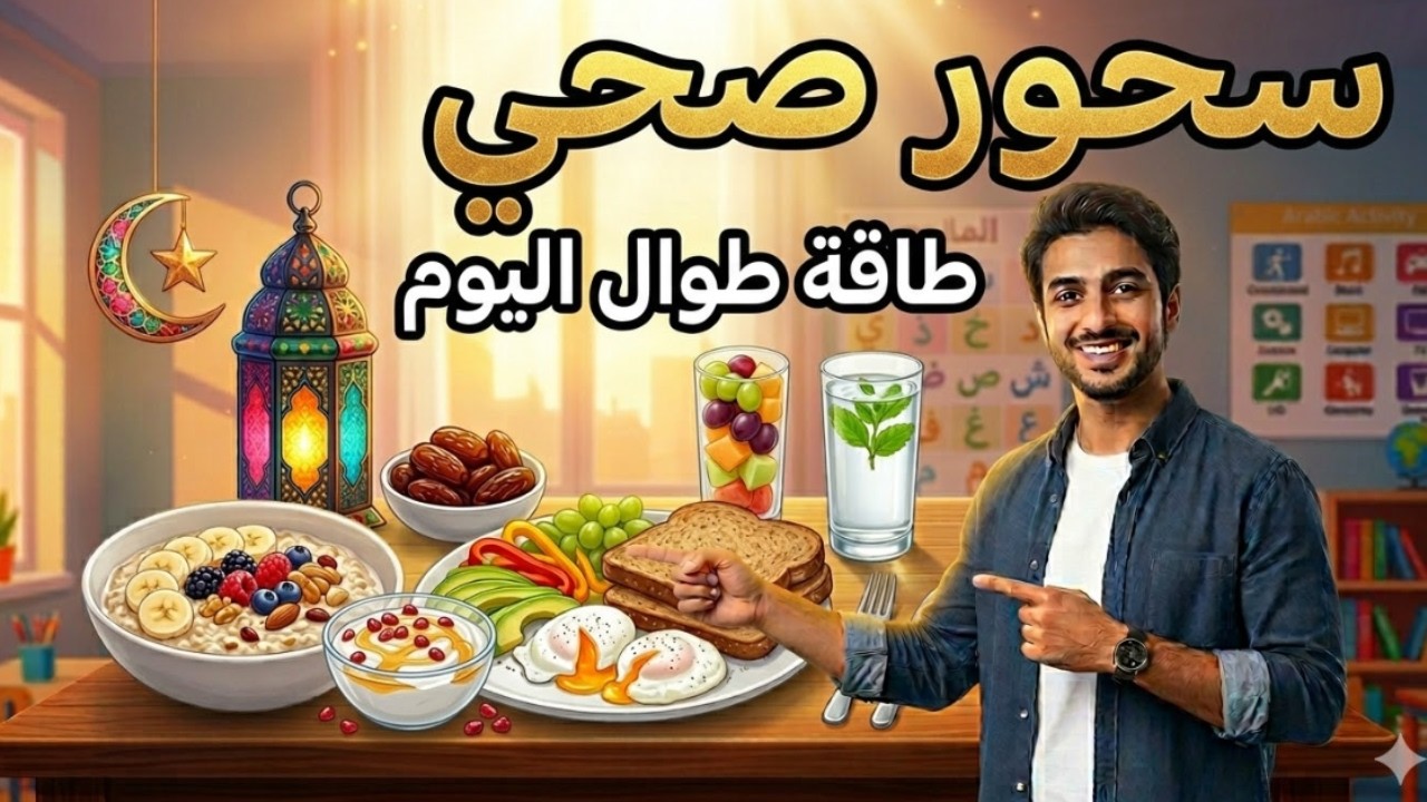 كيف تحافظ على طاقتك في رمضان؟أفكار سحور صحي من أخصائية تغذيةI ماذا نأكل في السحور لنحافظ على الطاقة؟