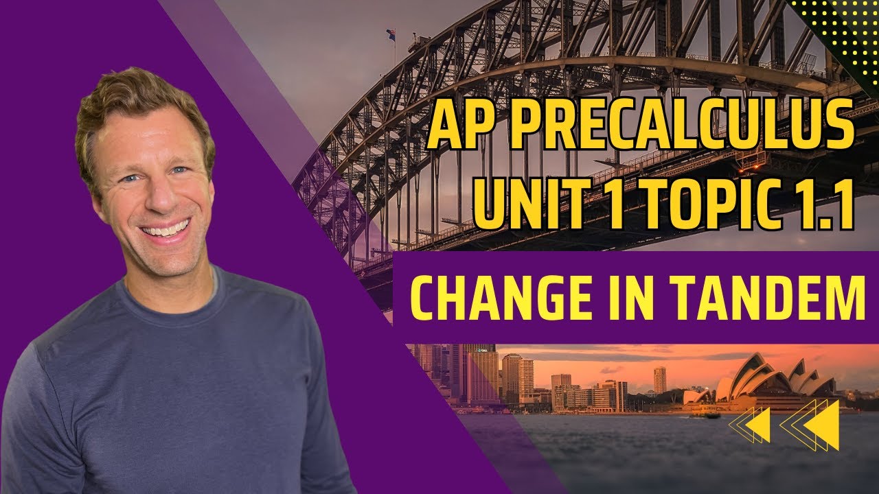 Change in Tandem - AP Precalculus Topic 1.1