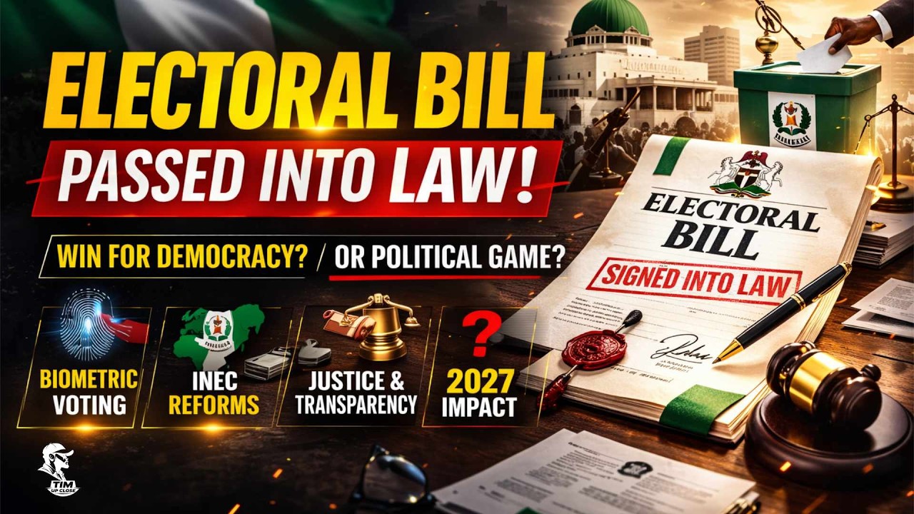 Tinubu Signs Electoral Bill Into Law – What It Means for 2027 Elections