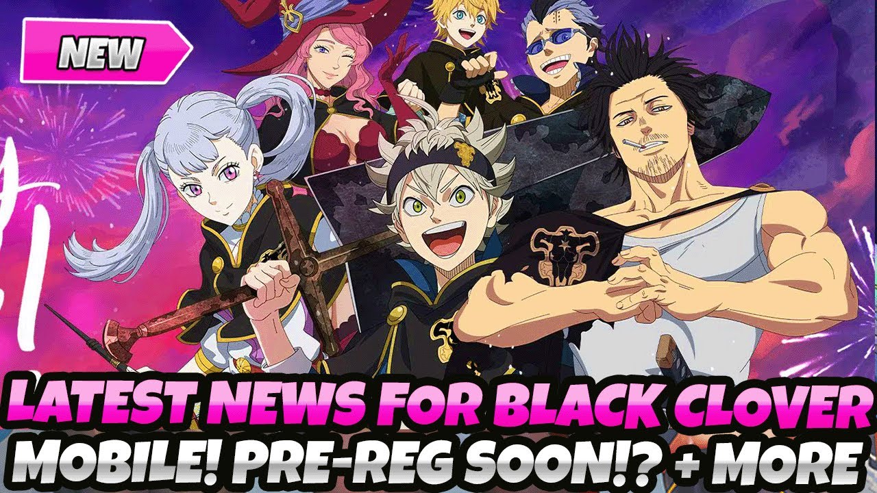 *LATEST BLACK CLOVER MOBILE NEWS* PRE-REGISTER OPENING SOON!? & MORE DETAILS (Rise of Wizard King)