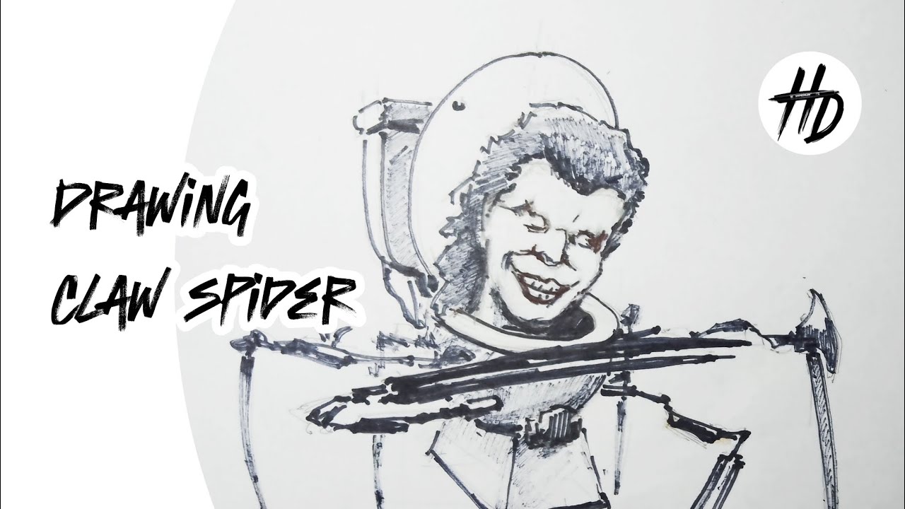 How to Draw Claw Spider from  Video by @DaFuqBoom | Skibidi Toilet Drawing