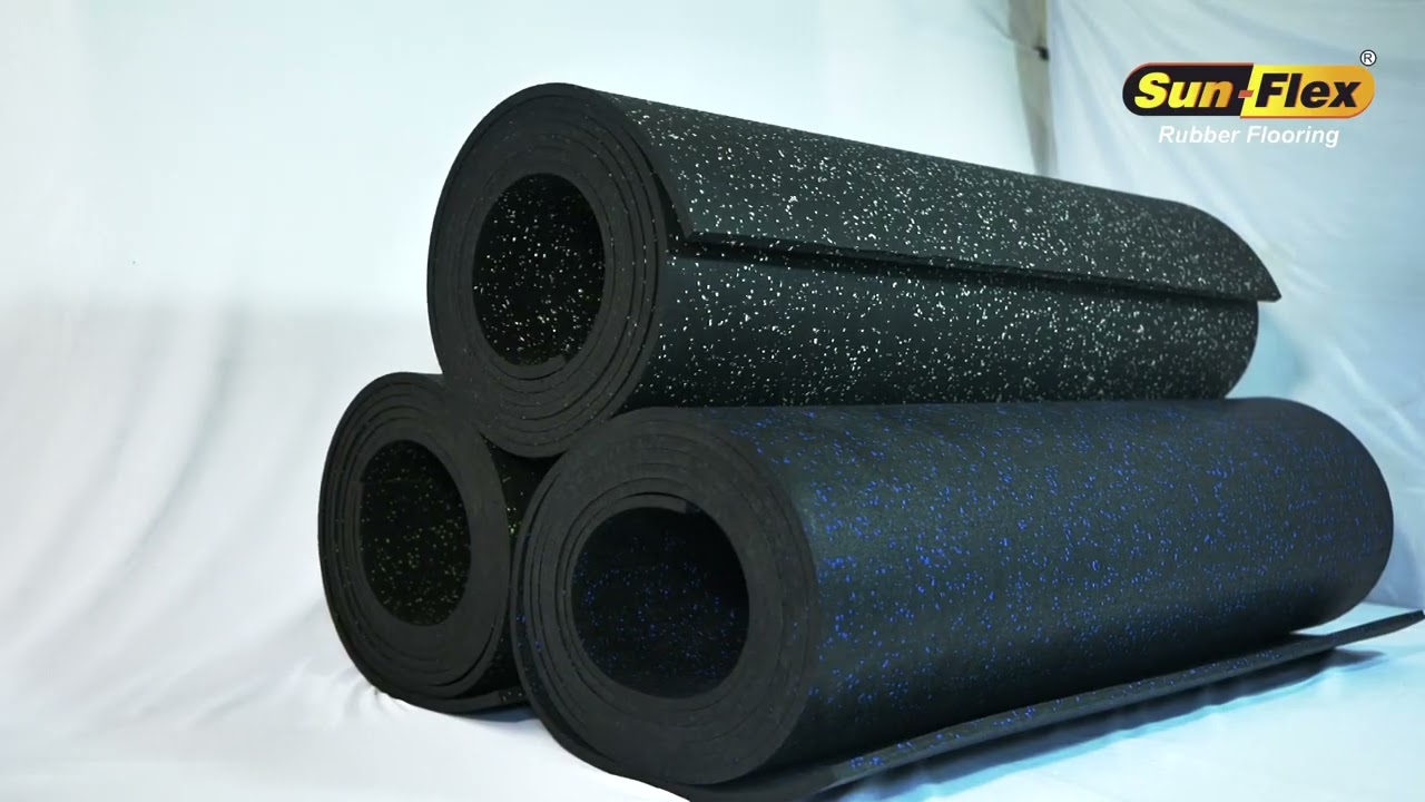 Rubber Rolls | Gym Rubber Rolls by Sun-Flex Rubber Flooring
