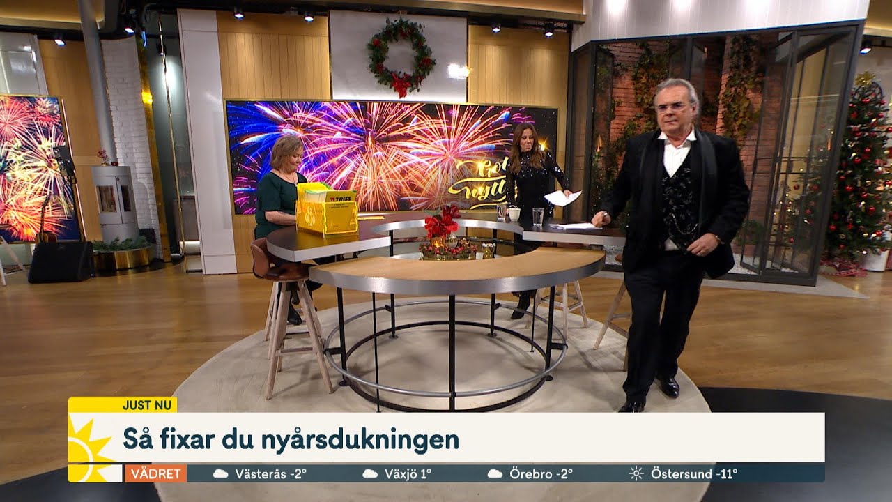 Sätt pricken över i:et på nyårsbordet – här hittar du kreativa tips… | Nyhetsmorgon | TV4 & TV4 Play