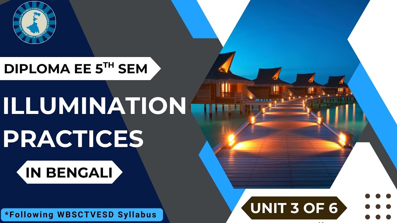 ILLUMINATION PRACTICES | Lamps and Luminaires | WBSCTVESD | EE | In Bengali