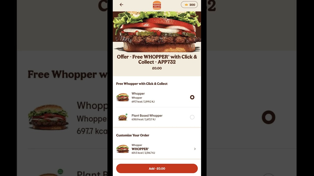 How to get a FREE BURGER!