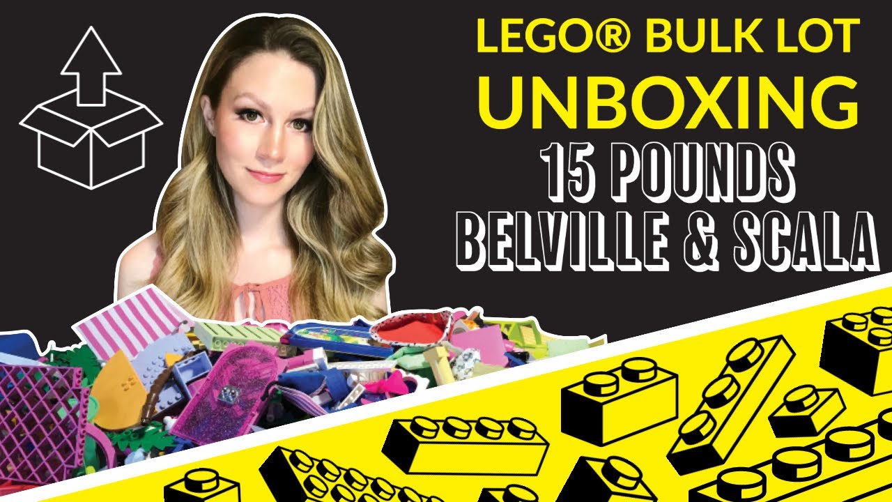 LEGO® Haul! Unboxing 15 Pounds of Belville & Scala LEGO® Bricks