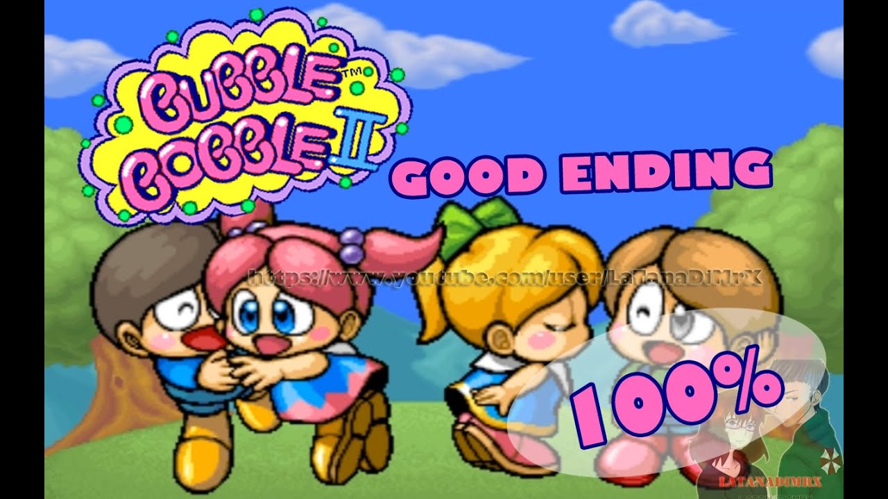 Bubble Bobble II Symphony (バブルシンフォニー) GOOD ENDING 100% Arcade 1994 [ HD ]