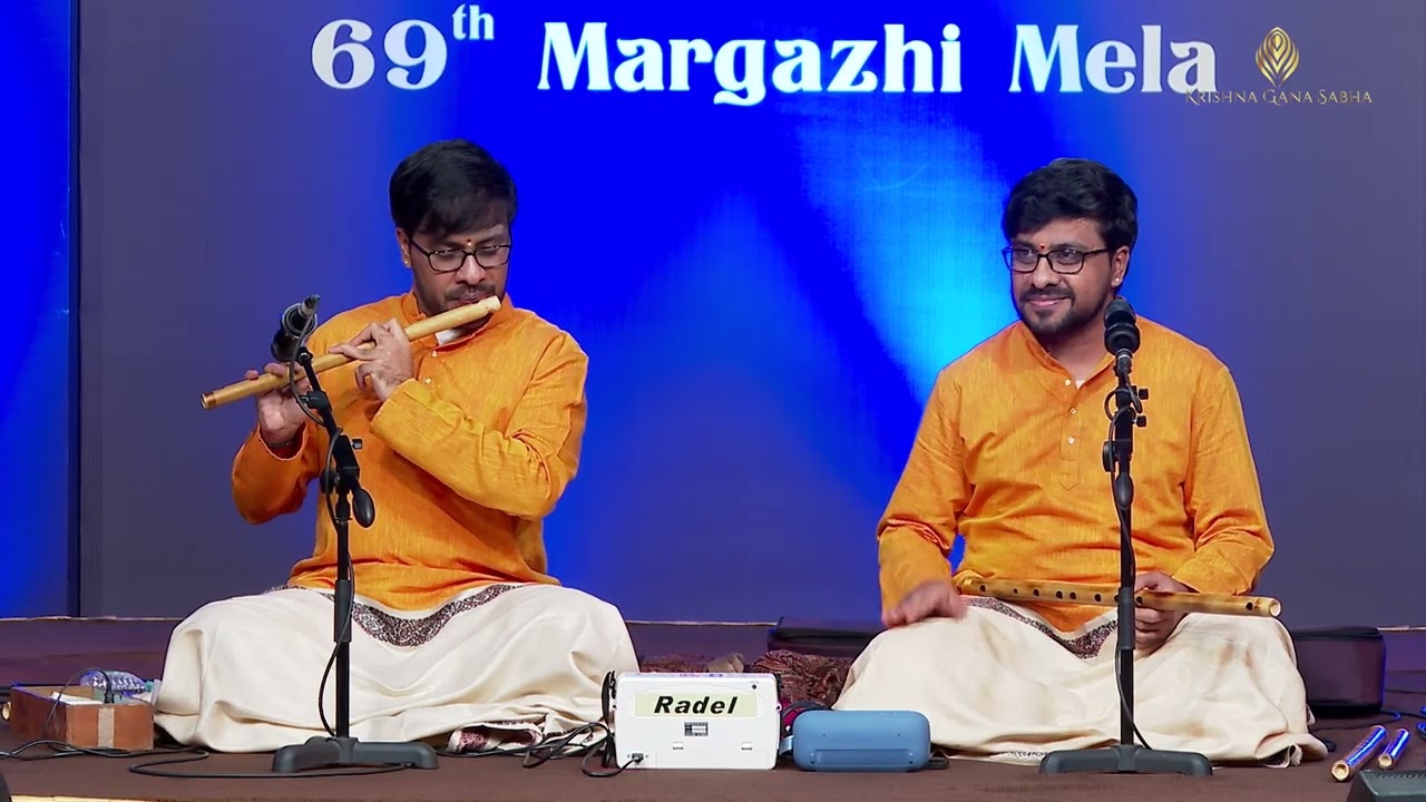 Heramb & Hemanth (Flute Duet) | Full Concert LIVE | Margazhi Mela 2025 | Krishna Gana Sabha