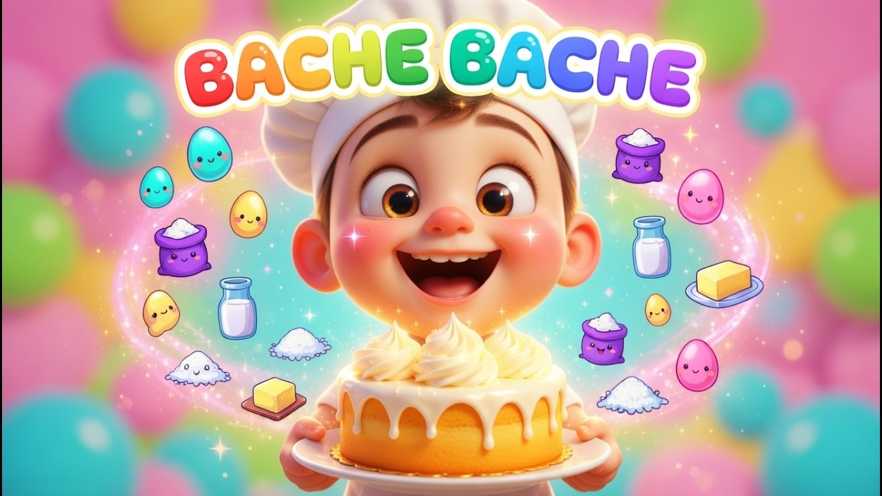 Backe, backe Kuchen! 🍰 Das lustige Back-Lied zum Mitsingen | Kinderlied & Rezept f&uuml;r Kleinkinder