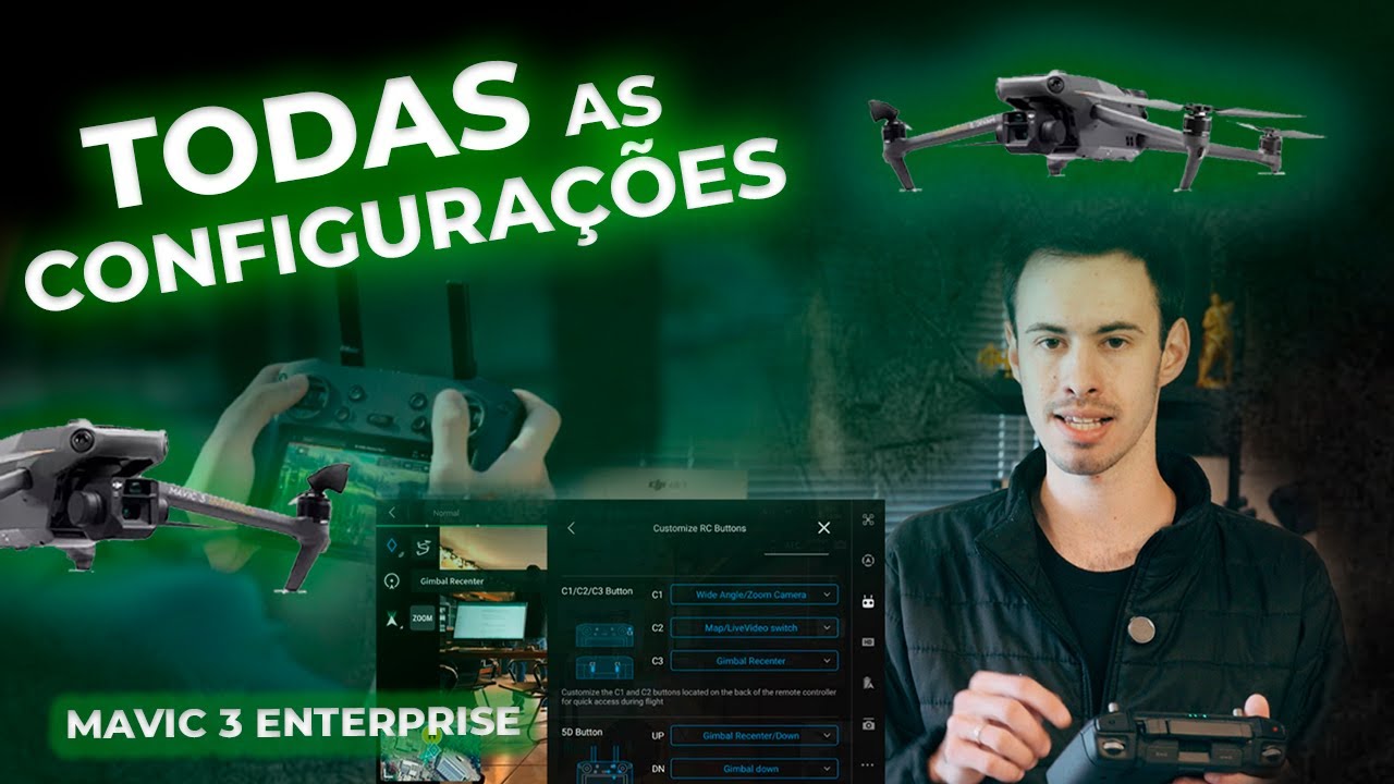 APRENDA TODAS as CONFIGURAÇÕES - MAVIC 3 ENTERPRISE