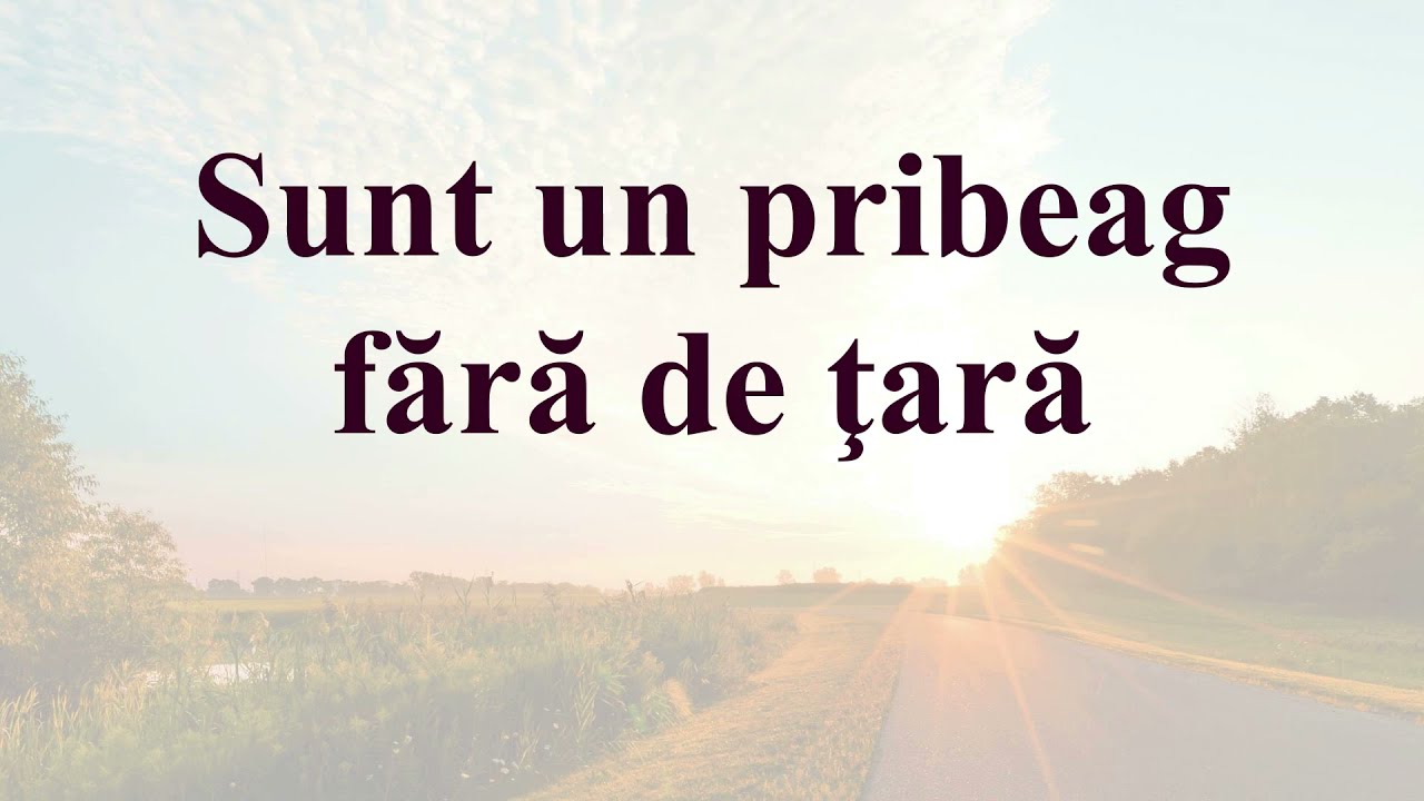Sunt un pribeag fără de ţară (Negativ + Cuvinte)
