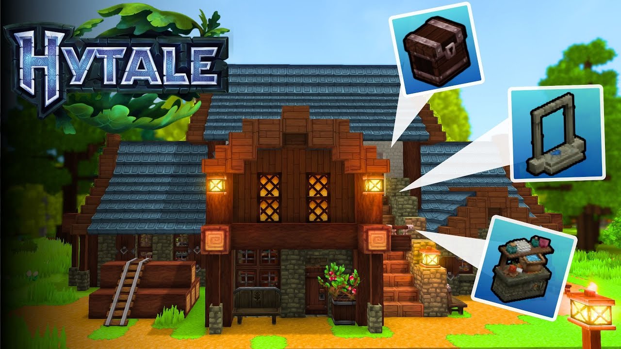 Hytale - Build This All-in-One Medieval Base in Survival