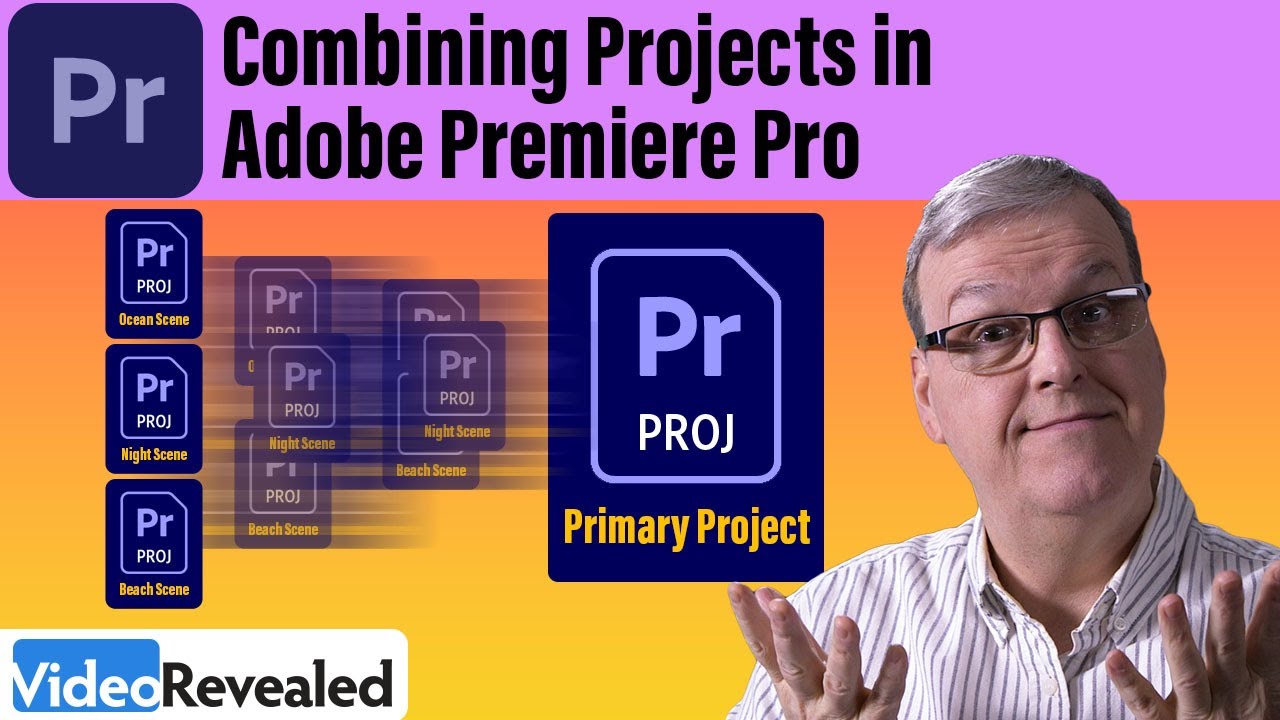 Объединение проектов в Adobe Premiere Pro