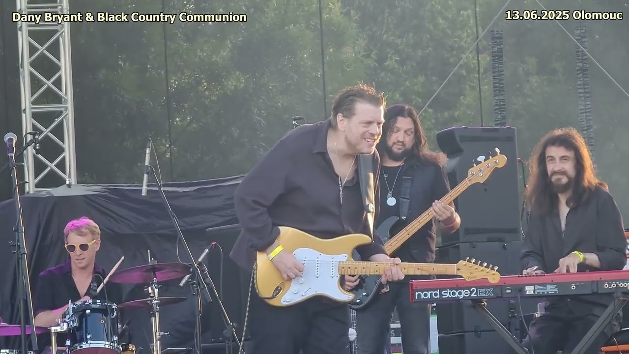 Bryant Dany a Black Country Communion koncert Olomouc, 13.06.2025