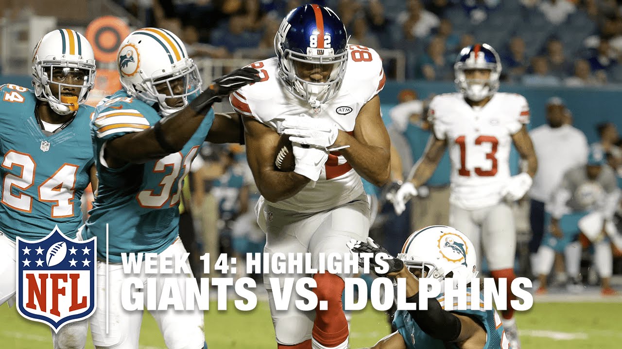 Giants vs. Dolphins | Week 14 Highlights | NFL
