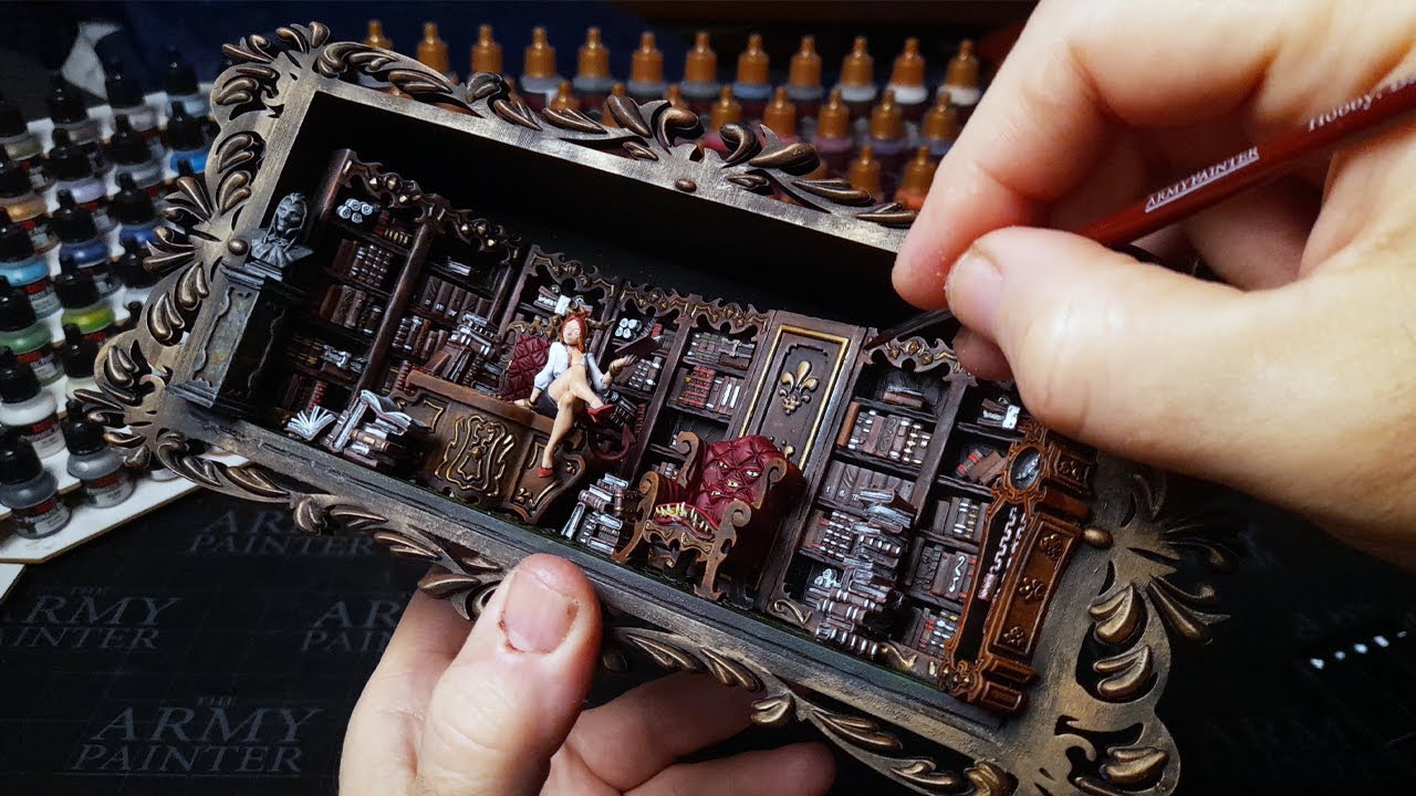 I Made a D&D Diorama in a Photo Frame