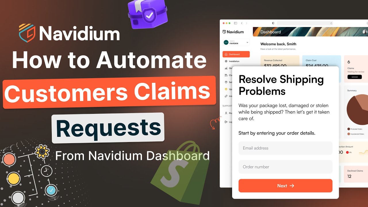 How to Automate Customer Claim Requests with Navidium Shipping Protection | Navidium App Guide