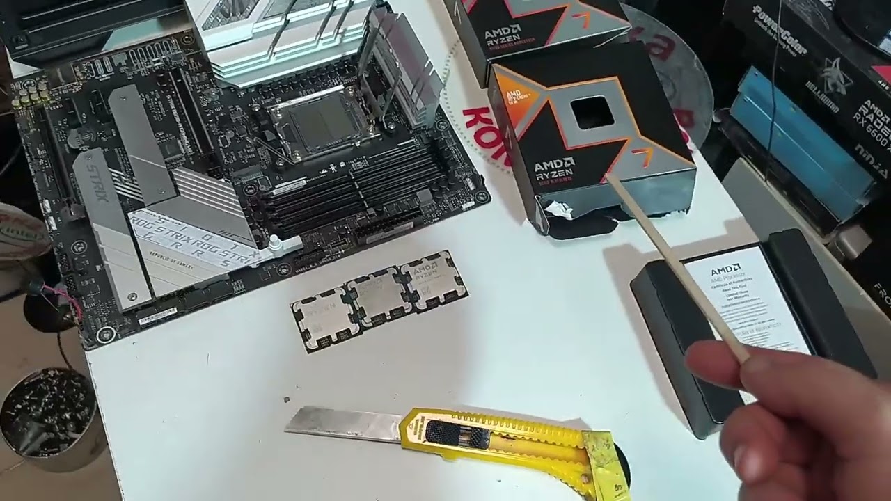 Подделка AMD Ryzen 7 9800X3D BOX как отличается от оригинала. Как выглядит Ryzen 7 7800X3D 2025 года
