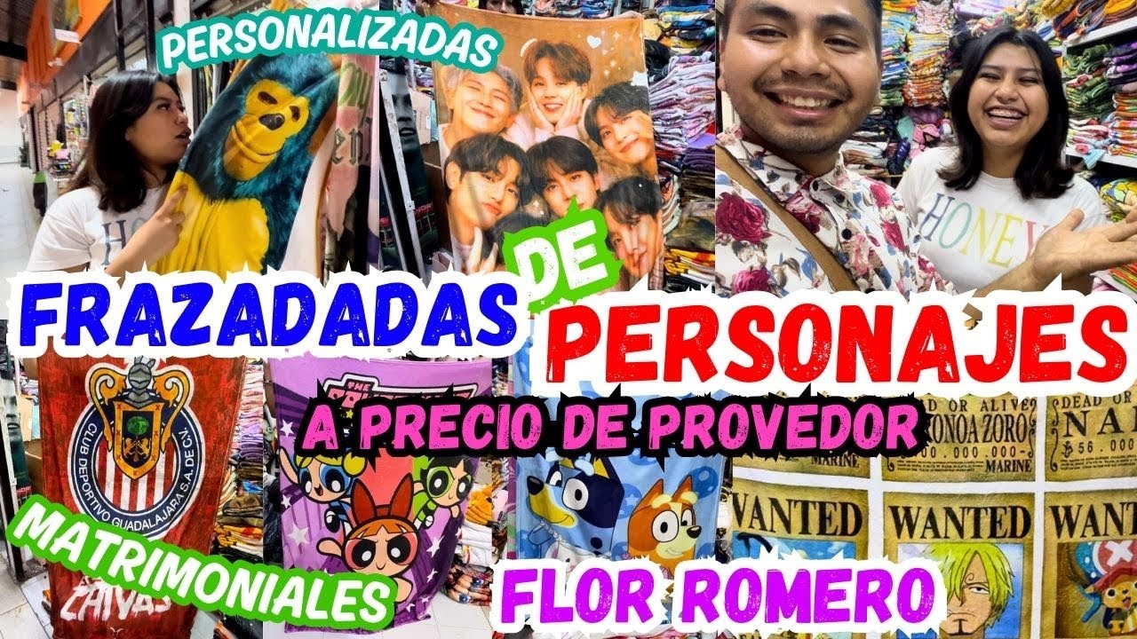 ✨ Donde comprar COBIJAS / FRAZADAS de tus PERSONAJES FAVORITOS a precio de PROVEDOR |Venta por pieza