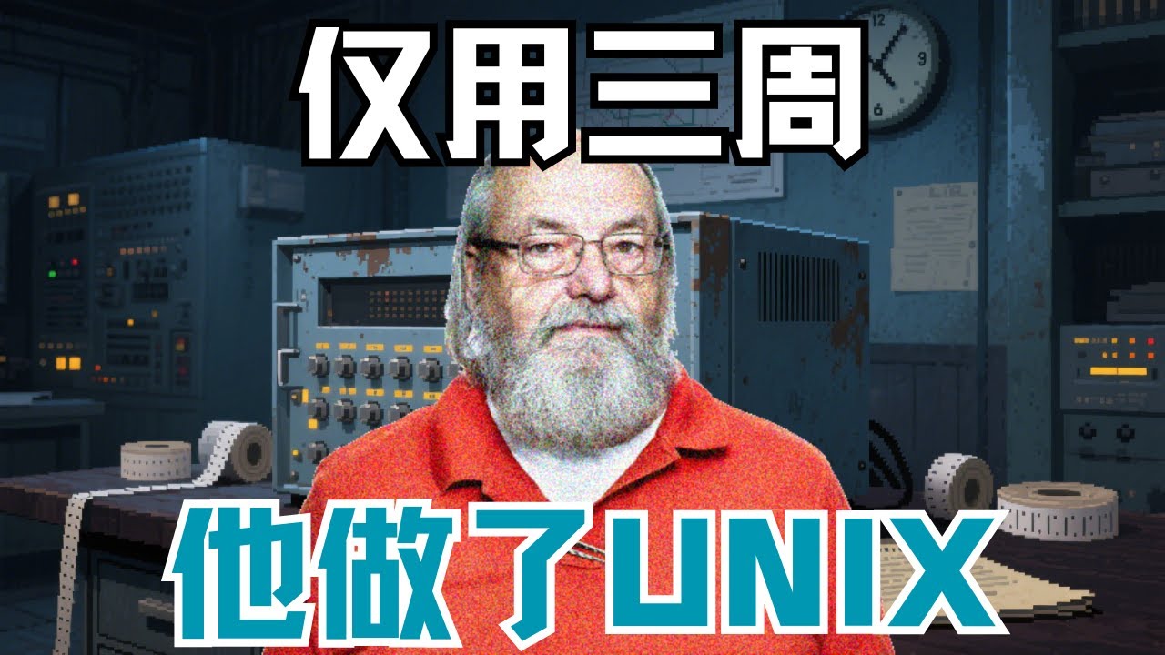 老婆回娘家仨礼拜，他却做出了UNIX | 肯.汤普森的高光人生
