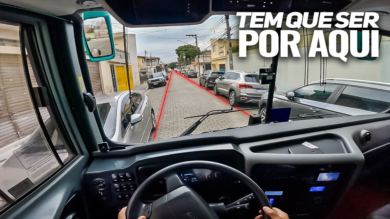 Isso foi um TESTE DE PACIÊNCIA | Manobras com ÔNIBUS por SP