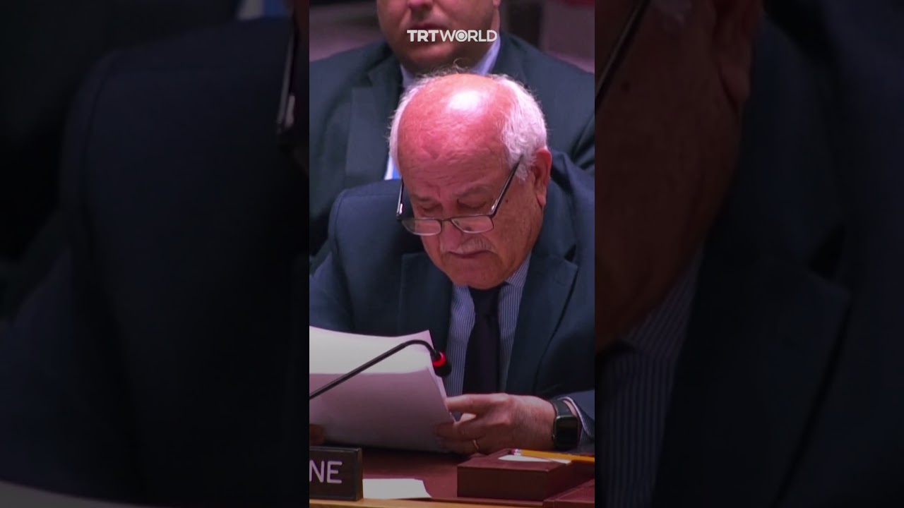 Palestine&rsquo;s Ambassador breaks down amid UN speech