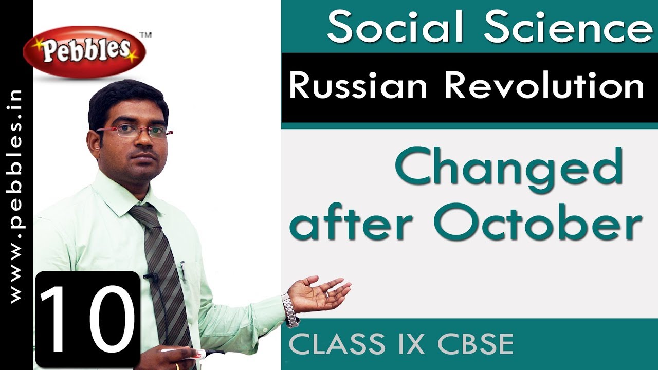 Changed after October : Russian Revolution | Social | CBSE Syllabus | Class 9