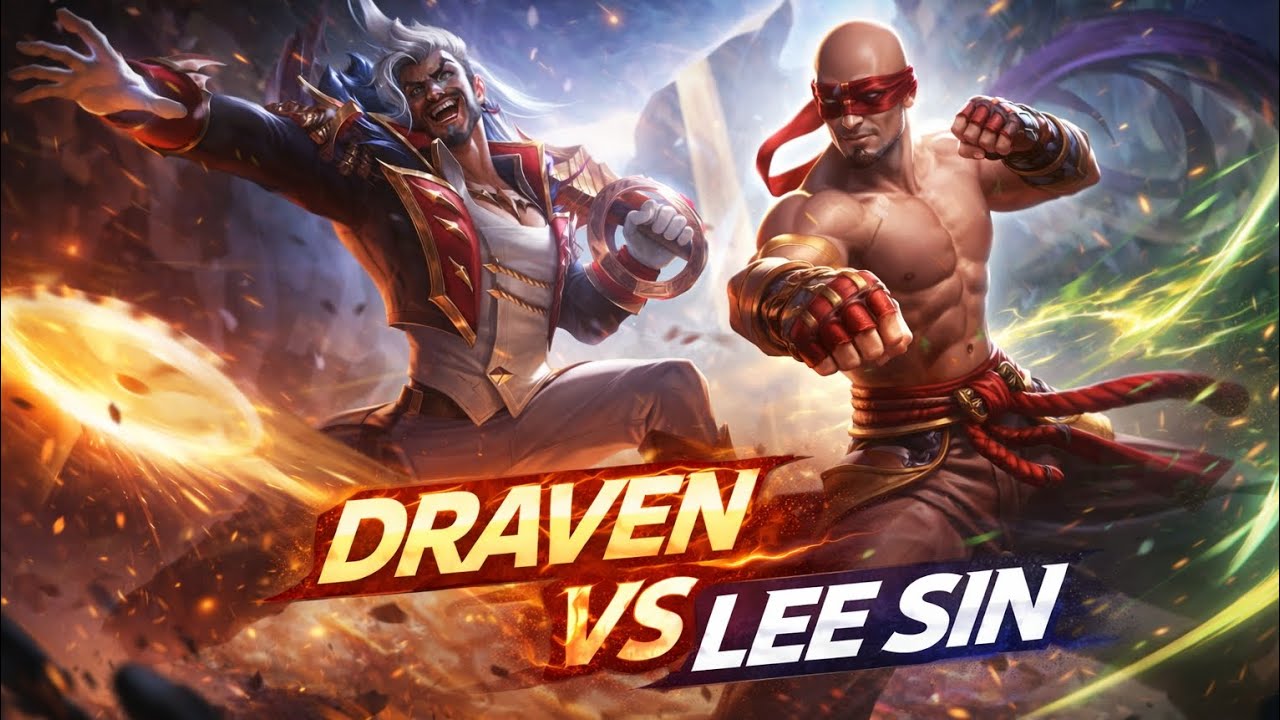 DRAVEN VS LEE SIN 🔥 Birebir Düello | Wild Rift