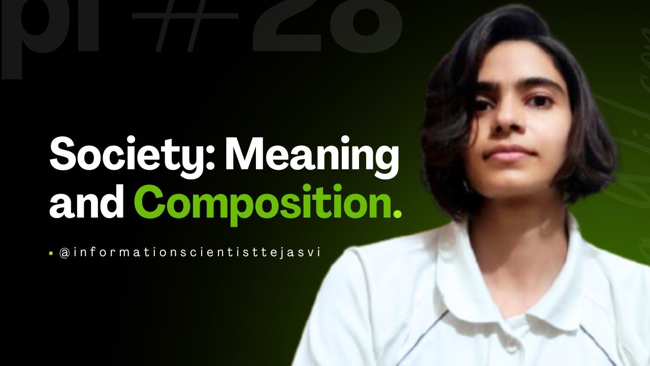 Society : Meaning and Composition | IGNOU CLIS Class 1 | IGNOU Library @informationscientisttejasvi 