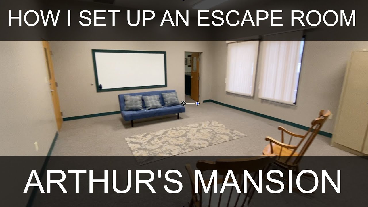 How I Set Up An Escape Room "Arthur's Mansion"