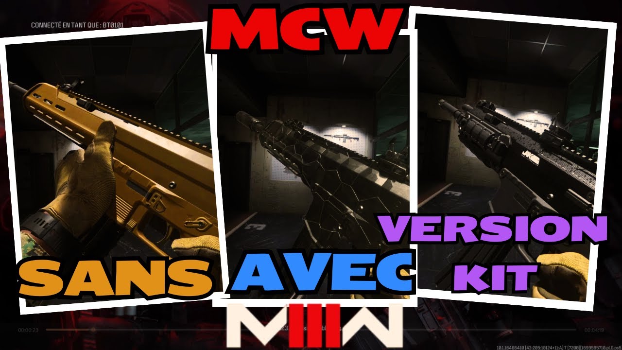 Quelle est la MEILLEURE ?!!! - MCW (Sans/Avec accessoires et Kit de conversion)