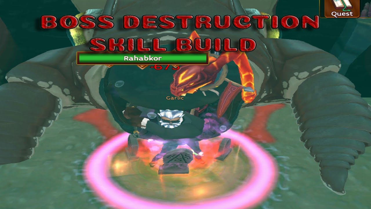 Arcane Legends BOSS DESTRUCTION WARRIOR SKILL BUILD